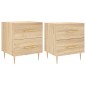 vidaXL Nachttische 2 Stk. Sonoma-Eiche 40x35x47,5 cm Holzwerkstoff vidaXL Nachttische 2 Stk. Sonoma-Eiche 40x35x47,5 cm Holzwerkstoff