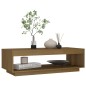 vidaXL Couchtisch Honigbraun 110x50x33,5 cm Kiefer Massivholz vidaXL Couchtisch Honigbraun 110x50x33,5 cm Kiefer Massivholz