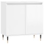 vidaXL Badschrank Hochglanz-Weiß 58x33x60 cm Holzwerkstoff vidaXL Badschrank Hochglanz-Weiß 58x33x60 cm Holzwerkstoff