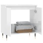 vidaXL Badschrank Hochglanz-Weiß 58x33x60 cm Holzwerkstoff vidaXL Badschrank Hochglanz-Weiß 58x33x60 cm Holzwerkstoff