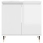 vidaXL Badschrank Hochglanz-Weiß 58x33x60 cm Holzwerkstoff vidaXL Badschrank Hochglanz-Weiß 58x33x60 cm Holzwerkstoff