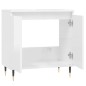 vidaXL Badschrank Hochglanz-Weiß 58x33x60 cm Holzwerkstoff vidaXL Badschrank Hochglanz-Weiß 58x33x60 cm Holzwerkstoff
