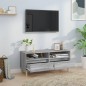 vidaXL TV-Schrank Grau Sonoma 100x34,5x44,5 cm Holzwerkstoff vidaXL TV-Schrank Grau Sonoma 100x34,5x44,5 cm Holzwerkstoff