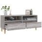 vidaXL TV-Schrank Grau Sonoma 100x34,5x44,5 cm Holzwerkstoff vidaXL TV-Schrank Grau Sonoma 100x34,5x44,5 cm Holzwerkstoff