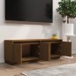 vidaXL TV-Schrank Honigbraun 110x34x40 cm Massivholz Kiefer vidaXL TV-Schrank Honigbraun 110x34x40 cm Massivholz Kiefer