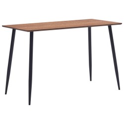 vidaXL Esstisch Braun 120x60x75 cm 