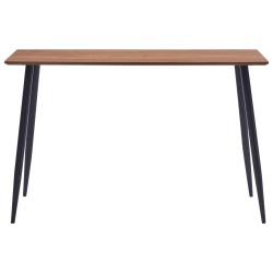 vidaXL Esstisch Braun 120x60x75 cm 