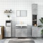 vidaXL Badschrank Betongrau 58 x 33 x 60 cm Holzwerkstoff vidaXL Badschrank Betongrau 58 x 33 x 60 cm Holzwerkstoff