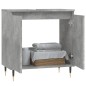 vidaXL Badschrank Betongrau 58 x 33 x 60 cm Holzwerkstoff vidaXL Badschrank Betongrau 58 x 33 x 60 cm Holzwerkstoff