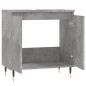 vidaXL Badschrank Betongrau 58 x 33 x 60 cm Holzwerkstoff vidaXL Badschrank Betongrau 58 x 33 x 60 cm Holzwerkstoff