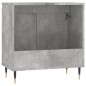 vidaXL Badschrank Betongrau 58 x 33 x 60 cm Holzwerkstoff vidaXL Badschrank Betongrau 58 x 33 x 60 cm Holzwerkstoff