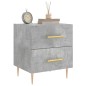 vidaXL Nachttische 2 Stk. Betongrau 40x35x47,5 cm Holzwerkstoff vidaXL Nachttische 2 Stk. Betongrau 40x35x47,5 cm Holzwerkstoff