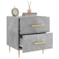 vidaXL Nachttische 2 Stk. Betongrau 40x35x47,5 cm Holzwerkstoff vidaXL Nachttische 2 Stk. Betongrau 40x35x47,5 cm Holzwerkstoff