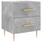 vidaXL Nachttische 2 Stk. Betongrau 40x35x47,5 cm Holzwerkstoff vidaXL Nachttische 2 Stk. Betongrau 40x35x47,5 cm Holzwerkstoff