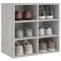 vidaXL Schuhregal Betongrau 52,5x30x50 cm vidaXL Schuhregal Betongrau 52,5x30x50 cm
