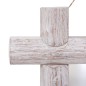 vidaXL Holzspiegel Weiß 70x70 cm Altholz Massiv vidaXL Holzspiegel Weiß 70x70 cm Altholz Massiv