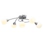 vidaXL Deckenleuchte mit Keramik-Lampenschirmen für 5 E14 Glühlampen vidaXL Deckenleuchte mit Keramik-Lampenschirmen für 5 E14 Glühlampen