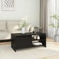 vidaXL Couchtisch Schwarz 102x50x45 cm Holzwerkstoff vidaXL Couchtisch Schwarz 102x50x45 cm Holzwerkstoff