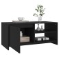 vidaXL Couchtisch Schwarz 102x50x45 cm Holzwerkstoff vidaXL Couchtisch Schwarz 102x50x45 cm Holzwerkstoff