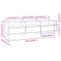 vidaXL TV-Schrank Braun Eichen-Optik 150x30x44,5 cm Holzwerkstoff vidaXL TV-Schrank Braun Eichen-Optik 150x30x44,5 cm Holzwerkstoff