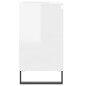 vidaXL Badschrank Hochglanz-Weiß 58x33x60 cm Holzwerkstoff vidaXL Badschrank Hochglanz-Weiß 58x33x60 cm Holzwerkstoff