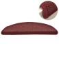vidaXL Treppenmatten 15 Stk. Rot 56x17x3 cm vidaXL Treppenmatten 15 Stk. Rot 56x17x3 cm