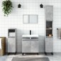 vidaXL Badschrank Betongrau 58 x 33 x 60 cm Holzwerkstoff vidaXL Badschrank Betongrau 58 x 33 x 60 cm Holzwerkstoff
