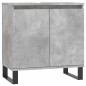 vidaXL Badschrank Betongrau 58 x 33 x 60 cm Holzwerkstoff vidaXL Badschrank Betongrau 58 x 33 x 60 cm Holzwerkstoff