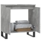 vidaXL Badschrank Betongrau 58 x 33 x 60 cm Holzwerkstoff vidaXL Badschrank Betongrau 58 x 33 x 60 cm Holzwerkstoff