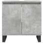 vidaXL Badschrank Betongrau 58 x 33 x 60 cm Holzwerkstoff vidaXL Badschrank Betongrau 58 x 33 x 60 cm Holzwerkstoff