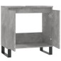 vidaXL Badschrank Betongrau 58 x 33 x 60 cm Holzwerkstoff vidaXL Badschrank Betongrau 58 x 33 x 60 cm Holzwerkstoff