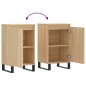 vidaXL Sideboards 2 Stk. Sonoma-Eiche 40x35x70 cm Holzwerkstoff vidaXL Sideboards 2 Stk. Sonoma-Eiche 40x35x70 cm Holzwerkstoff
