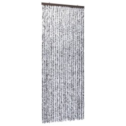 vidaXL Insektenschutz-Vorhang Braun und Beige 90x220 cm Chenille