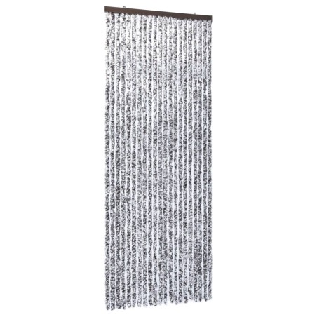 vidaXL Insektenschutz-Vorhang Braun und Beige 90x220 cm Chenille