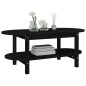 vidaXL Couchtisch Schwarz 110x55x45 cm Massivholz Kiefer vidaXL Couchtisch Schwarz 110x55x45 cm Massivholz Kiefer