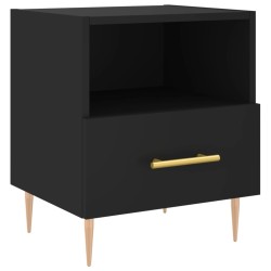 vidaXL Nachttisch Schwarz 40x35x47,5 cm Holzwerkstoff