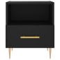 vidaXL Nachttisch Schwarz 40x35x47,5 cm Holzwerkstoff vidaXL Nachttisch Schwarz 40x35x47,5 cm Holzwerkstoff