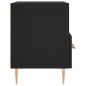 vidaXL Nachttisch Schwarz 40x35x47,5 cm Holzwerkstoff vidaXL Nachttisch Schwarz 40x35x47,5 cm Holzwerkstoff