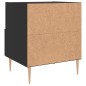 vidaXL Nachttisch Schwarz 40x35x47,5 cm Holzwerkstoff vidaXL Nachttisch Schwarz 40x35x47,5 cm Holzwerkstoff