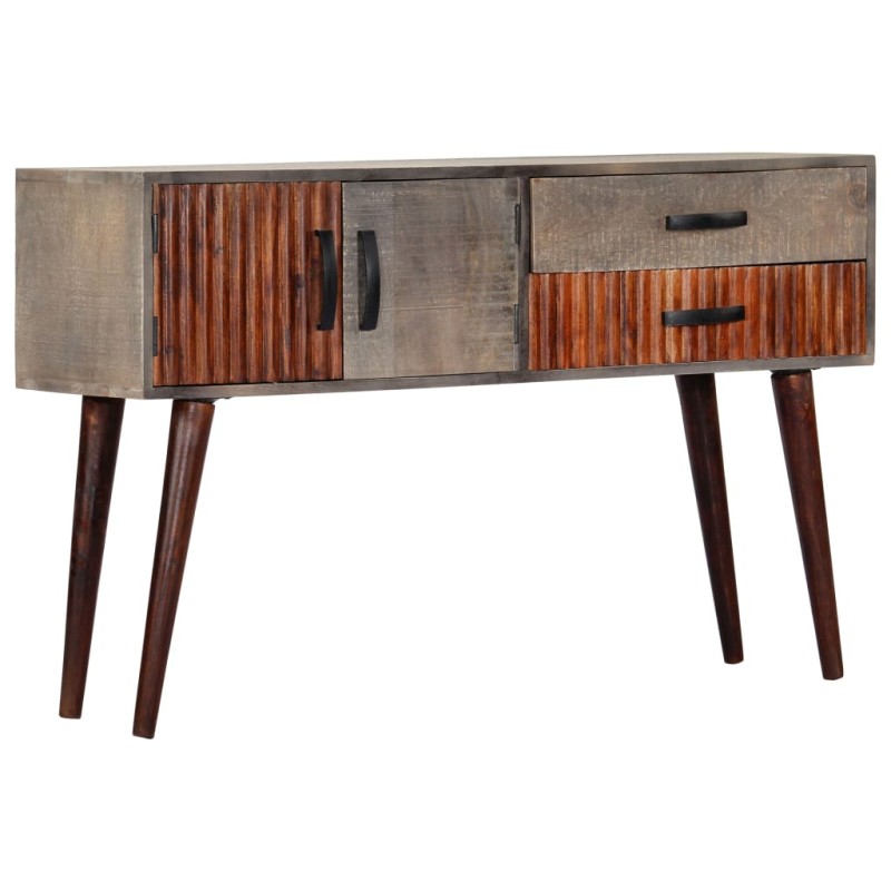 vidaXL Konsolentisch Grau 120 x 35 x 75 cm Massivholz Mango vidaXL Konsolentisch Grau 120 x 35 x 75 cm Massivholz Mango