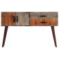 vidaXL Konsolentisch Grau 120 x 35 x 75 cm Massivholz Mango vidaXL Konsolentisch Grau 120 x 35 x 75 cm Massivholz Mango