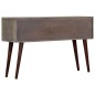vidaXL Konsolentisch Grau 120 x 35 x 75 cm Massivholz Mango vidaXL Konsolentisch Grau 120 x 35 x 75 cm Massivholz Mango
