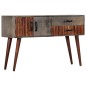 vidaXL Konsolentisch Grau 120 x 35 x 75 cm Massivholz Mango vidaXL Konsolentisch Grau 120 x 35 x 75 cm Massivholz Mango