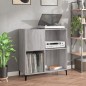 vidaXL Plattenschrank Grau Sonoma 84,5x38x89 cm Holzwerkstoff vidaXL Plattenschrank Grau Sonoma 84,5x38x89 cm Holzwerkstoff