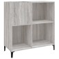 vidaXL Plattenschrank Grau Sonoma 84,5x38x89 cm Holzwerkstoff vidaXL Plattenschrank Grau Sonoma 84,5x38x89 cm Holzwerkstoff