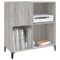 vidaXL Plattenschrank Grau Sonoma 84,5x38x89 cm Holzwerkstoff vidaXL Plattenschrank Grau Sonoma 84,5x38x89 cm Holzwerkstoff