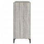 vidaXL Plattenschrank Grau Sonoma 84,5x38x89 cm Holzwerkstoff vidaXL Plattenschrank Grau Sonoma 84,5x38x89 cm Holzwerkstoff