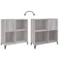 vidaXL Plattenschrank Grau Sonoma 84,5x38x89 cm Holzwerkstoff vidaXL Plattenschrank Grau Sonoma 84,5x38x89 cm Holzwerkstoff