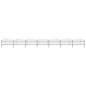 Gartenzaun mit Speerspitzen Stahl (1 - 1,25) x 11,9 m Schwarz Gartenzaun mit Speerspitzen Stahl (1 - 1,25) x 11,9 m Schwarz
