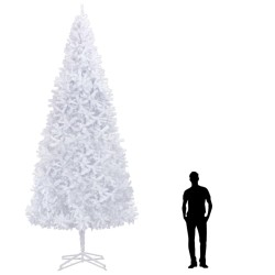 vidaXL Künstlicher Weihnachtsbaum 500 cm Weiß 